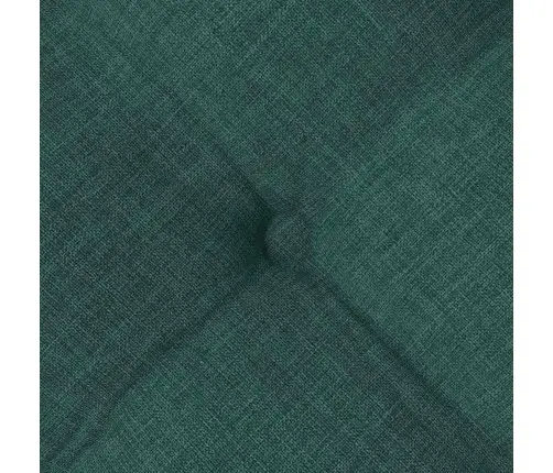 Istumispatjad 2 Pcs Tume Rohelise 40 X 40 X 6 Cm Kangas