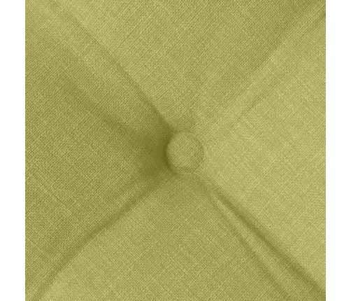 Sēdvietas Spilventiņi 2 Pcs Gaiši Zaļa 40 X 40 X 6 Cm Audums Vidaxl