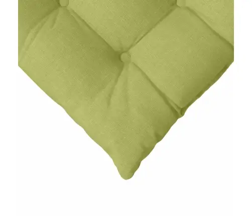 Sēdvietas Spilventiņi 2 Pcs Gaiši Zaļa 40 X 40 X 6 Cm Audums Vidaxl