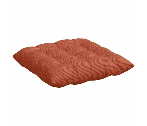 Sėdynių Pagalvėlės 4 Pcs Raudona Oranžinė 40 X 40 X 6 Cm