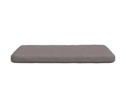 Sēdvietas Spilventiņi 4 Pcs Pelēkbrūna 40 X 40 X 3 Cm Audums Vidaxl