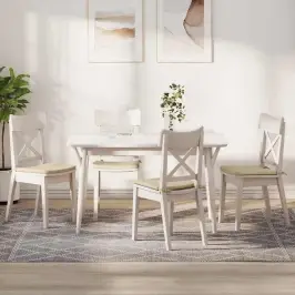 Sēdvietas Spilventiņi 4 Pcs Krēmkrāsa 40 X 40 X 3 Cm Audums Vidaxl