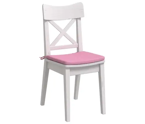 Istumispatjad 4 Pcs Roosa 40 X 40 X 3 Cm Kangas