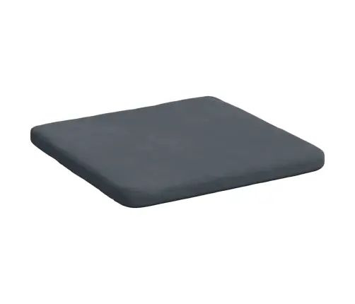 Sėdynių Pagalvėlės 4 Pcs Tamsiai Pilka 40 X 40 X 3 Cm Aksomas
