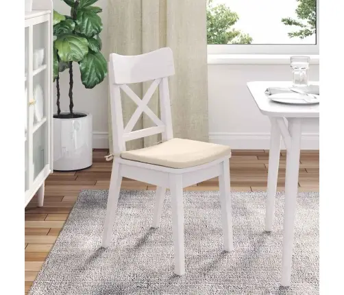 Sēdvietas Spilventiņi 4 Pcs Bēša 40 X 40 X 3 Cm Mikrofibra Vidaxl