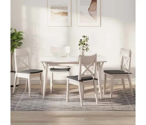 Sēdvietas Spilventiņi 4 Pcs Gaiši Pelēks 40 X 40 X 3 Cm Vidaxl