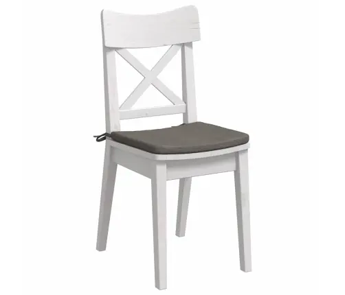 Sēdvietas Spilventiņi 4 Pcs Gaiši Pelēks 40 X 40 X 3 Cm Vidaxl