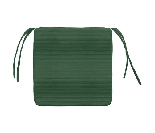 Istumispatjad 4 Pcs Tume Rohelise 40 X 40 X 3 Cm Korter Kangas