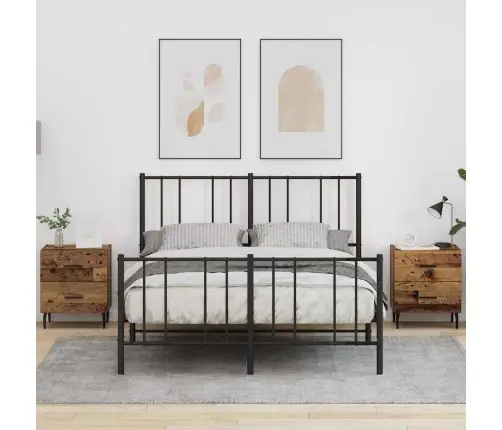 Šalia Lovos Spintelė 2 Pcs Sena Mediena 40 X 35 X 47.5 Cm Šalia Lovos Spintelė 2 Pcs Sena Mediena 40 X 35 X 47.5 Cm