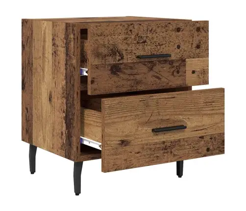 Šalia Lovos Spintelė 2 Pcs Sena Mediena 40 X 35 X 47.5 Cm Šalia Lovos Spintelė 2 Pcs Sena Mediena 40 X 35 X 47.5 Cm
