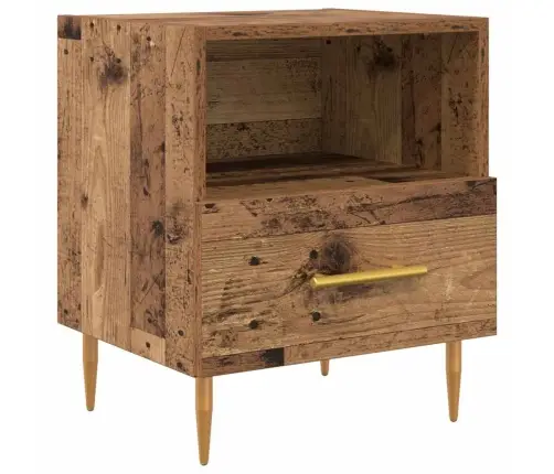 Naktinis Staliukas 2 Pcs Sena Mediena 40 X 35 X 47.5 Cm Naktinis Staliukas 2 Pcs Sena Mediena 40 X 35 X 47.5 Cm