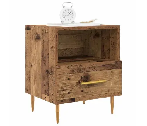 Naktinis Staliukas 2 Pcs Sena Mediena 40 X 35 X 47.5 Cm Naktinis Staliukas 2 Pcs Sena Mediena 40 X 35 X 47.5 Cm