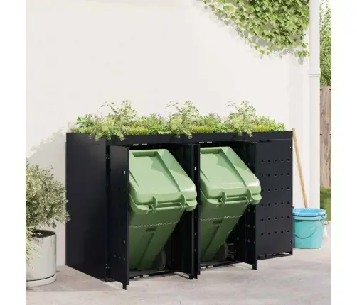 Ratta Prügikasti Hoidmine 3 Prügikasti Jaoks Must