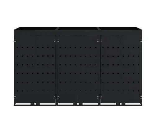 Ratta Prügikasti Hoidmine 3 Prügikasti Jaoks Must