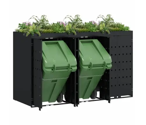 Ratta Prügikasti Hoidmine 3 Prügikasti Jaoks Must