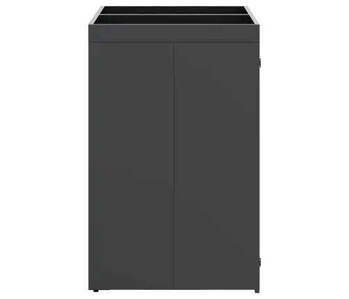 Ratiņu Tvertņu Glabāšana 2 Tvertņiem Antracīts Vidaxl