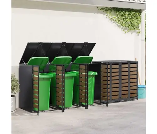 Ratta Prügikasti Hoidmine 3 Prügikasti Jaoks Antratsiit Teras