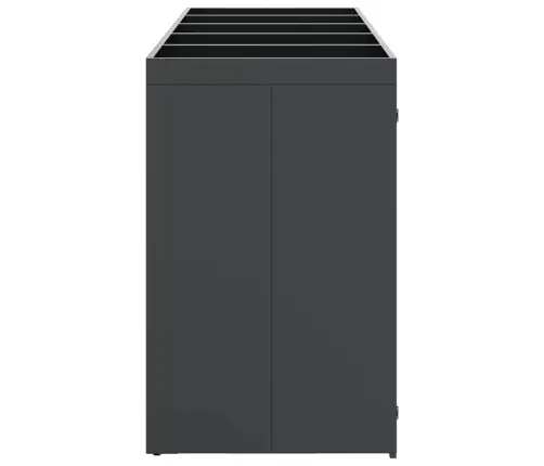 Ratiņu Tvertņu Glabāšana 3 Tvertņiem Antracīts Vidaxl