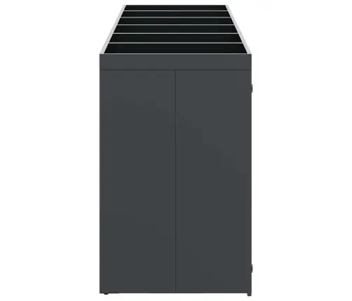 Ratiņu Tvertņu Glabāšana 3 Tvertņiem Antracīts Vidaxl