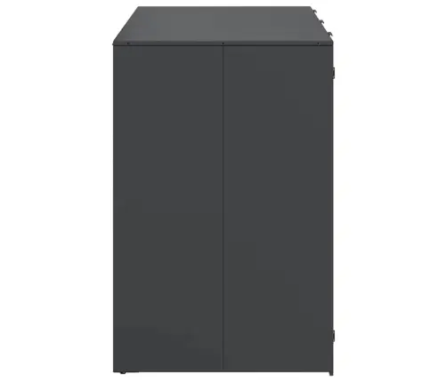 Ratiņu Tvertņu Glabāšana 3 Tvertņiem Antracīts Vidaxl