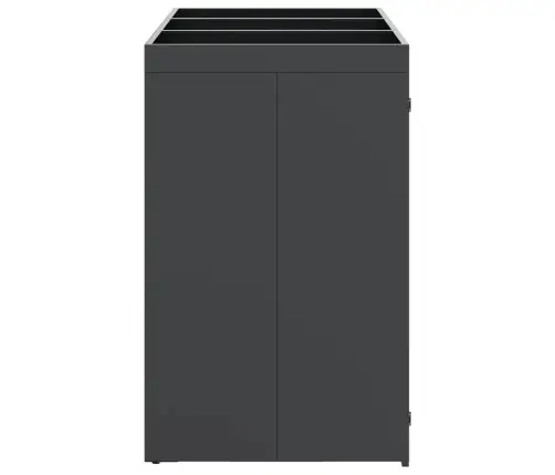 Ratiņu Tvertņu Glabāšana 3 Tvertņiem Antracīts Vidaxl