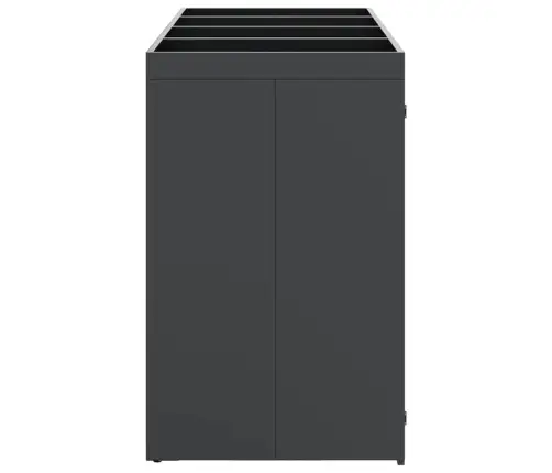 Ratiņu Tvertņu Glabāšana 3 Tvertņiem Antracīts Vidaxl