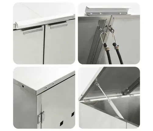 Rato Konteinerių Laikymas 3 Konteineriams 340 X 77.5 X 115.5 Cm