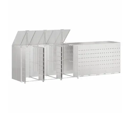 Ratta Prügikasti Hoidmine 3 Prügikasti Jaoks Hõbedane