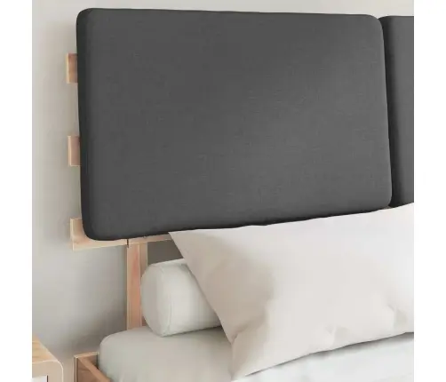 Lovo Rėmas Su Apmuštu Galvūgaliu Tamsiai Pilka 150 X 200 Cm