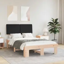 Gultas Rāmis Ar Polsterētu Galvas Balstu Melna 120 X 200 Cm Vidaxl Gultas Rāmis Ar Polsterētu Galvas Balstu Melna 120 X 200 Cm Vidaxl