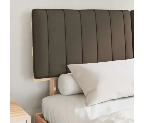 Lovo Rėmas Su Apmuštu Galvūgaliu Taupe 150 X 200 Cm