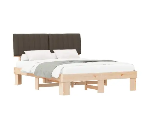 Lovo Rėmas Su Apmuštu Galvūgaliu Taupe 150 X 200 Cm