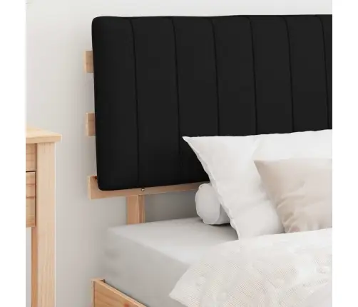 Lovo Rėmas Su Apmuštu Galvūgaliu Juoda 100 X 200 Cm