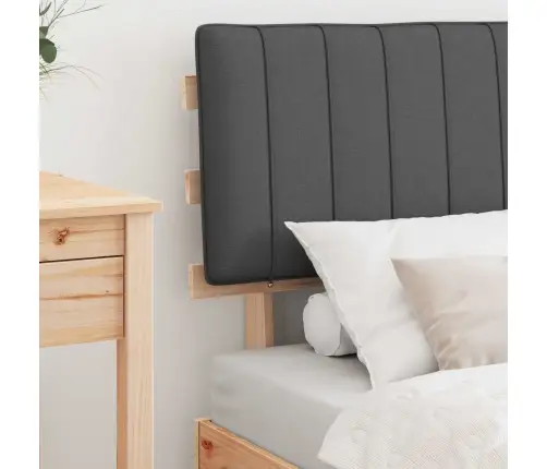 Lovo Rėmas Su Apmuštu Galvūgaliu Tamsiai Pilka 80 X 200 Cm