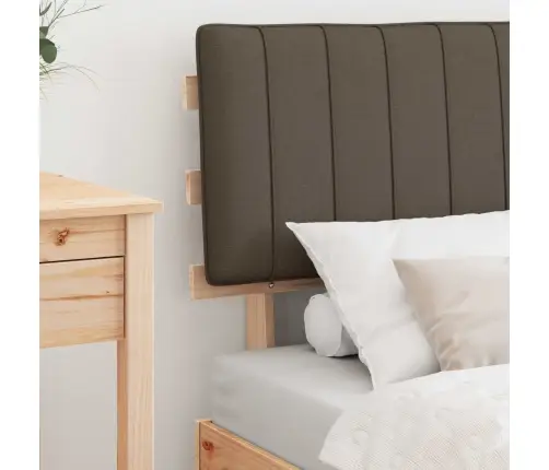 Lovo Rėmas Su Apmuštu Galvūgaliu Taupe 80 X 200 Cm