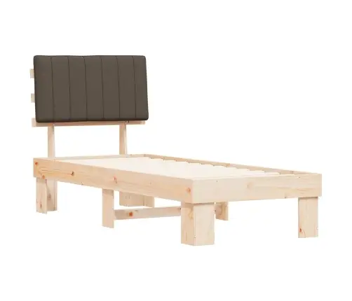 Lovo Rėmas Su Apmuštu Galvūgaliu Taupe 80 X 200 Cm
