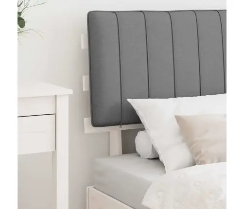 Lovo Rėmas Su Apmuštu Galvūgaliu Šviesiai Pilka 75 X 190 Cm