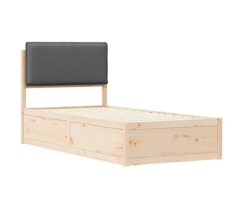 Lovo Rėmas Su Apmuštu Galvūgaliu Tamsiai Pilka 100 X 200 Cm