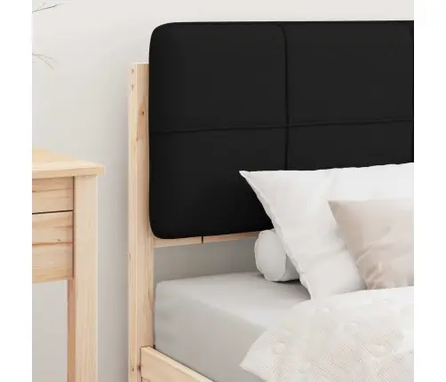 Lovo Rėmas Su Apmuštu Galvūgaliu Juoda 75 X 190 Cm