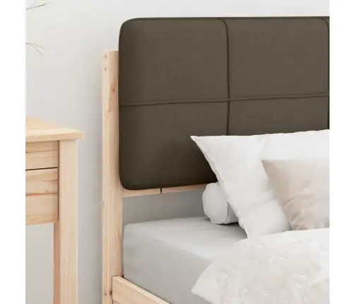 Lovo Rėmas Su Apmuštu Galvūgaliu Taupe 75 X 190 Cm