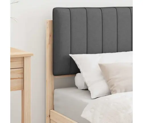 Lovo Rėmas Su Apmuštu Galvūgaliu Tamsiai Pilka 80 X 200 Cm