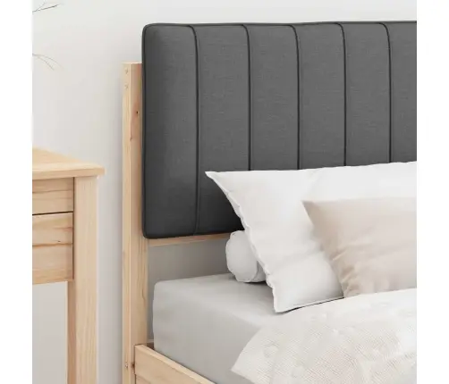 Lovo Rėmas Su Apmuštu Galvūgaliu Tamsiai Pilka 90 X 190 Cm