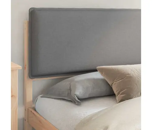 Lovo Rėmas Su Apmuštu Galvūgaliu Šviesiai Pilka 180 X 200 Cm