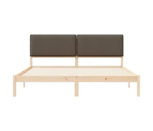 Lovo Rėmas Su Apmuštu Galvūgaliu Taupe 180 X 200 Cm