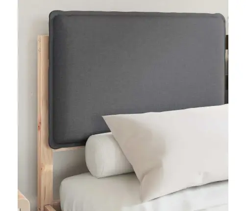 Lovo Rėmas Su Apmuštu Galvūgaliu Tamsiai Pilka 120 X 200 Cm
