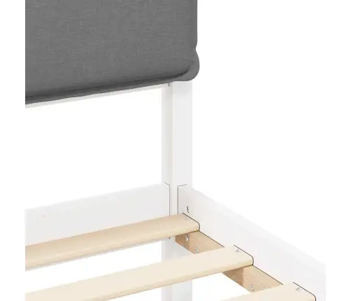 Lovo Rėmas Su Apmuštu Galvūgaliu Šviesiai Pilka 135 X 190 Cm