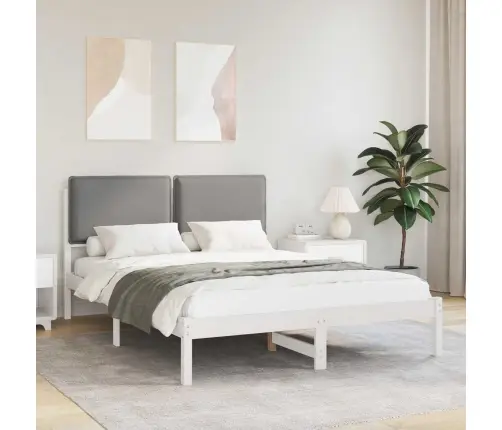 Lovo Rėmas Su Apmuštu Galvūgaliu Šviesiai Pilka 120 X 190 Cm