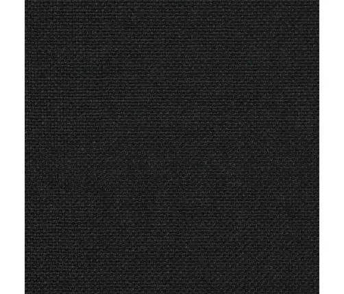 Gultas Rāmis Ar Polsterētu Galvas Balstu Melna 80 X 200 Cm Vidaxl