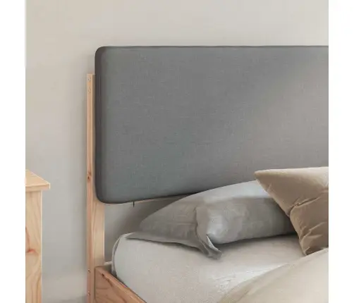 Lovo Rėmas Su Apmuštu Galvūgaliu Šviesiai Pilka 180 X 200 Cm