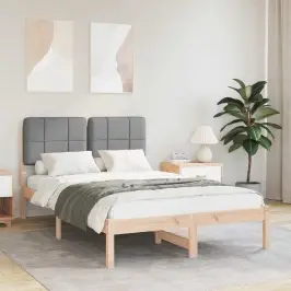 Gultas Rāmis Ar Polsterētu Galvas Balstu Gaiši Pelēks Vidaxl Gultas Rāmis Ar Polsterētu Galvas Balstu Gaiši Pelēks Vidaxl